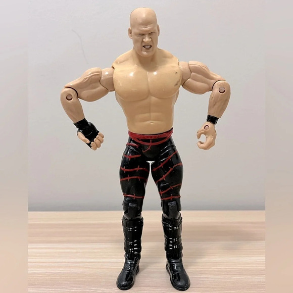 WWE‎ Kane Wrestling Action Figure Deluxe Aggression 2003 Unmasked Rare Vintage - Picture 1 of 7